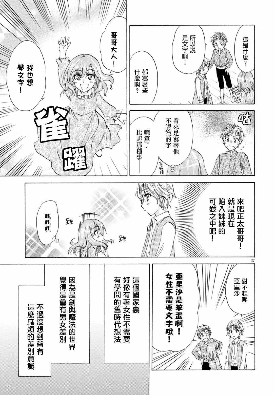 《亚里沙王女的异世界奋斗记》漫画最新章节第2话免费下拉式在线观看章节第【27】张图片