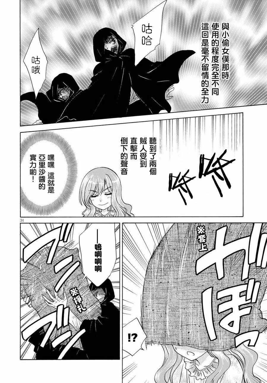 《亚里沙王女的异世界奋斗记》漫画最新章节第5话免费下拉式在线观看章节第【34】张图片