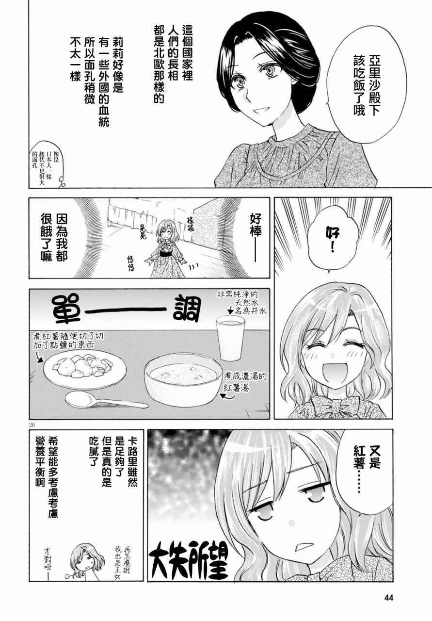 《亚里沙王女的异世界奋斗记》漫画最新章节第1话免费下拉式在线观看章节第【29】张图片