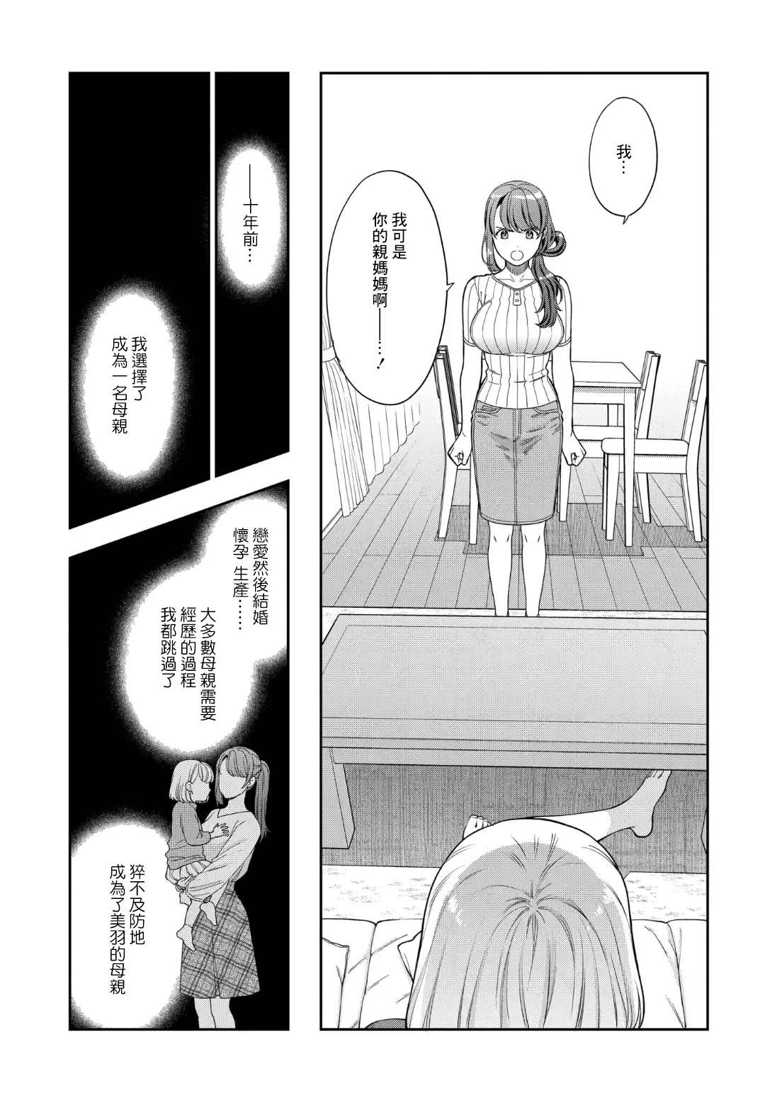 《不喜欢女儿反而喜欢妈妈我吗？》漫画最新章节第20.1话免费下拉式在线观看章节第【7】张图片