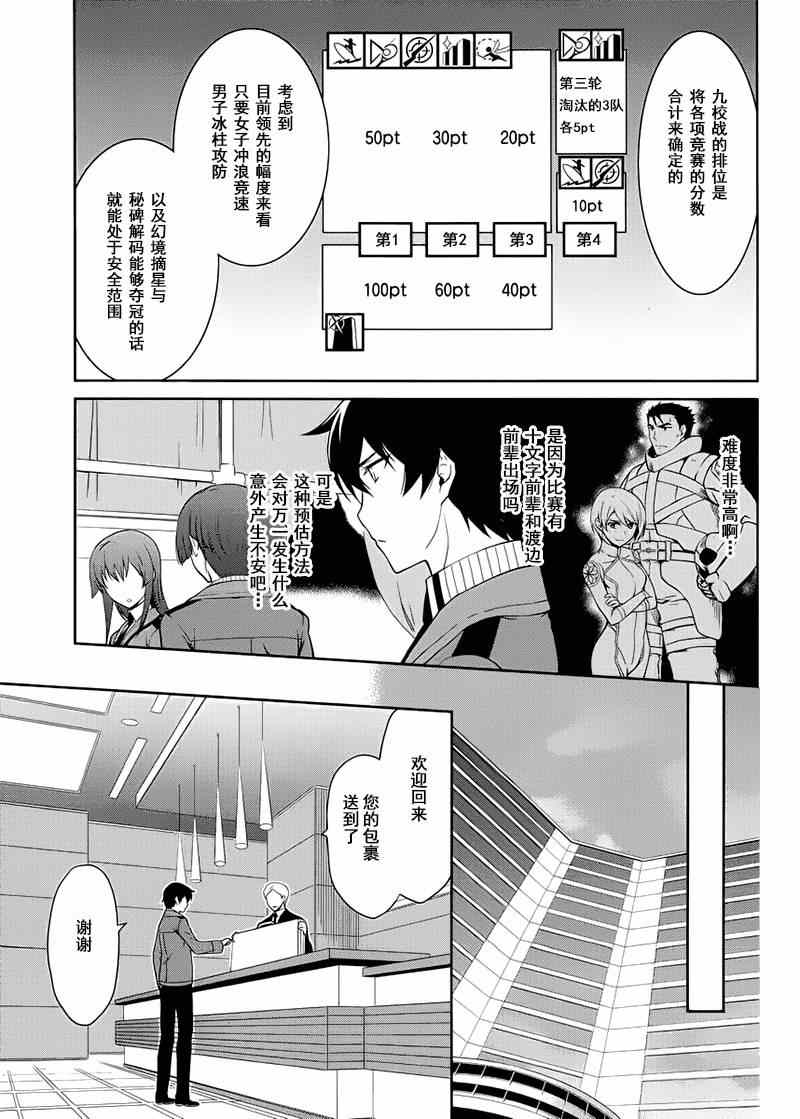 《魔法科高校的劣等生：九校战篇》漫画最新章节第10话免费下拉式在线观看章节第【9】张图片