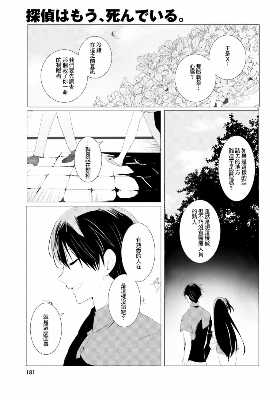 《侦探、已经死了》漫画最新章节第2话免费下拉式在线观看章节第【29】张图片