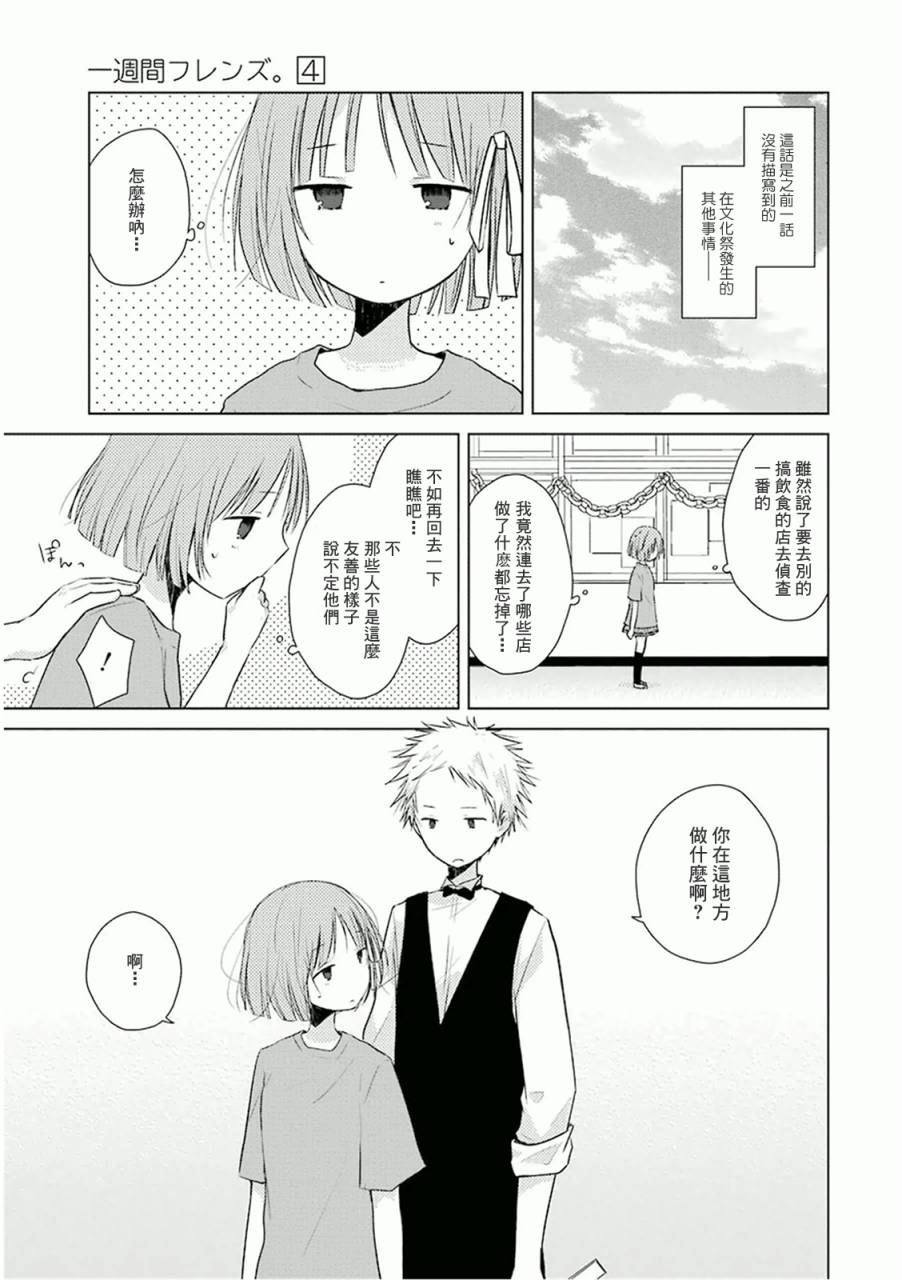 《一周的朋友》漫画最新章节第21话免费下拉式在线观看章节第【1】张图片