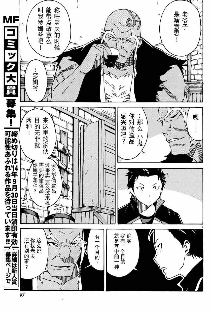 《Re：从零开始的异世界生活》漫画最新章节第4话免费下拉式在线观看章节第【15】张图片