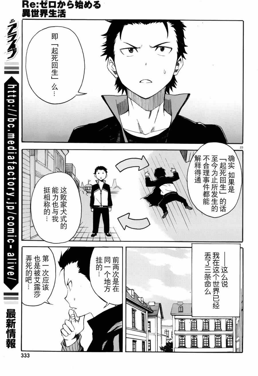 《Re：从零开始的异世界生活》漫画最新章节第6话免费下拉式在线观看章节第【23】张图片