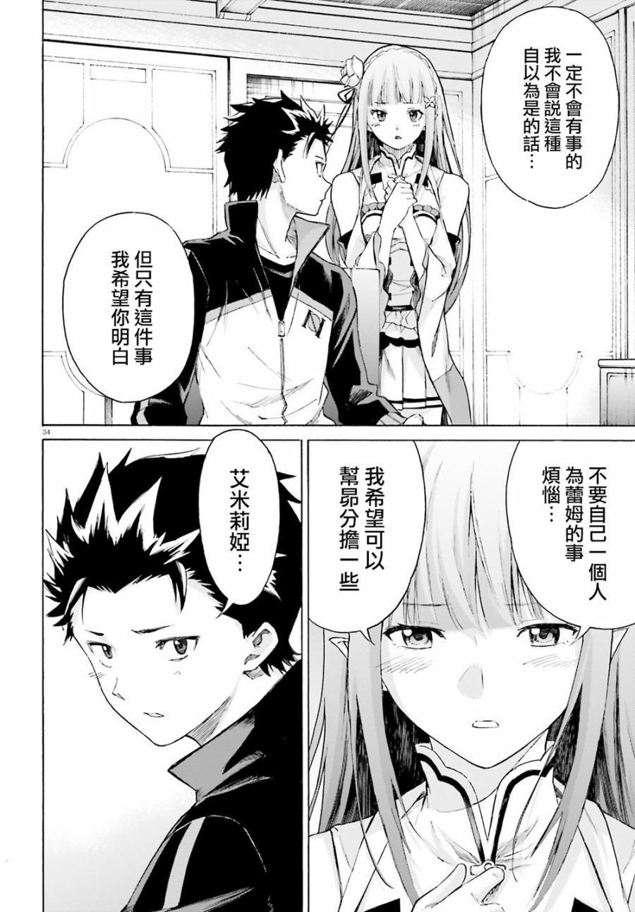 《Re：从零开始的异世界生活》漫画最新章节第三章最终话免费下拉式在线观看章节第【34】张图片