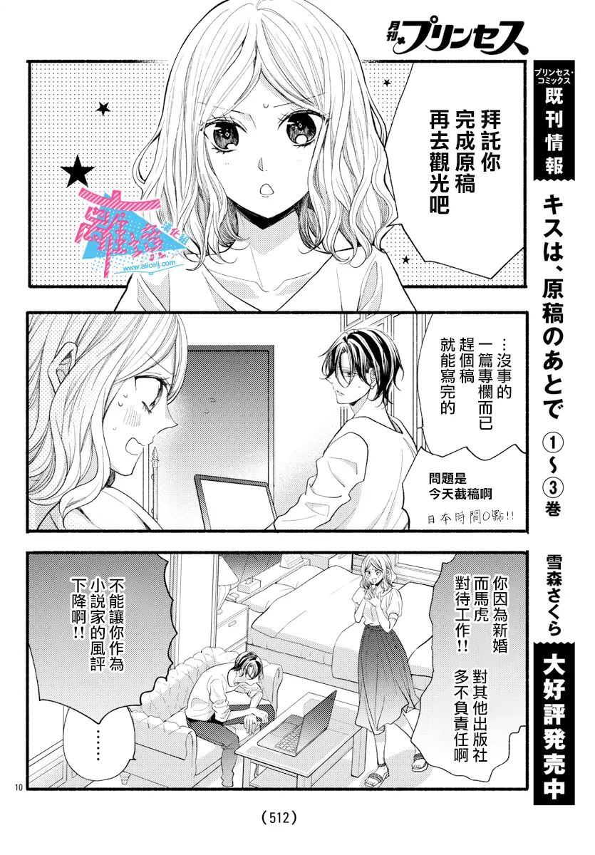 《接吻在原稿之后》漫画最新章节第16话免费下拉式在线观看章节第【10】张图片