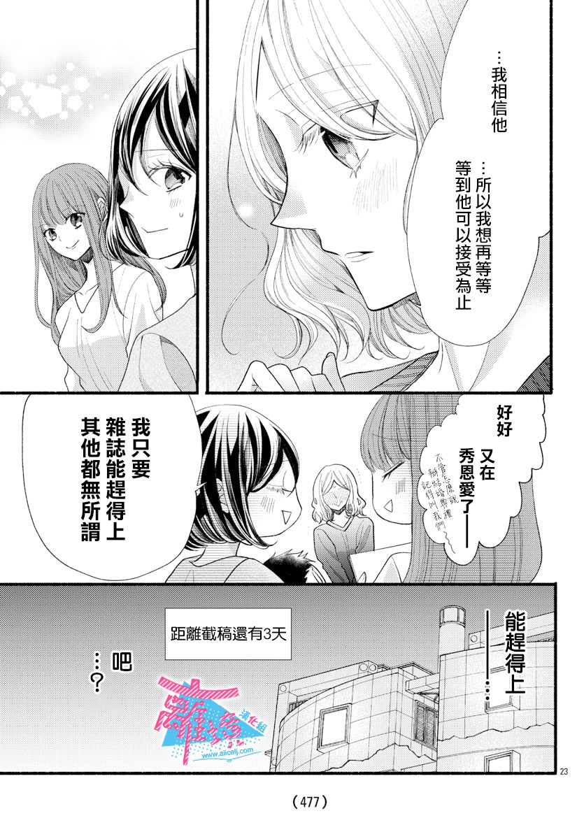 《接吻在原稿之后》漫画最新章节第15话免费下拉式在线观看章节第【23】张图片