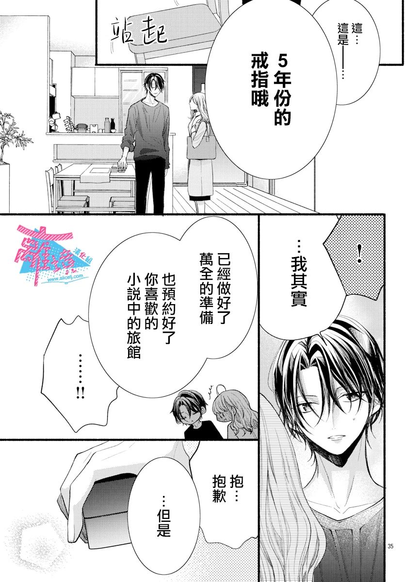 《接吻在原稿之后》漫画最新章节第14话免费下拉式在线观看章节第【35】张图片