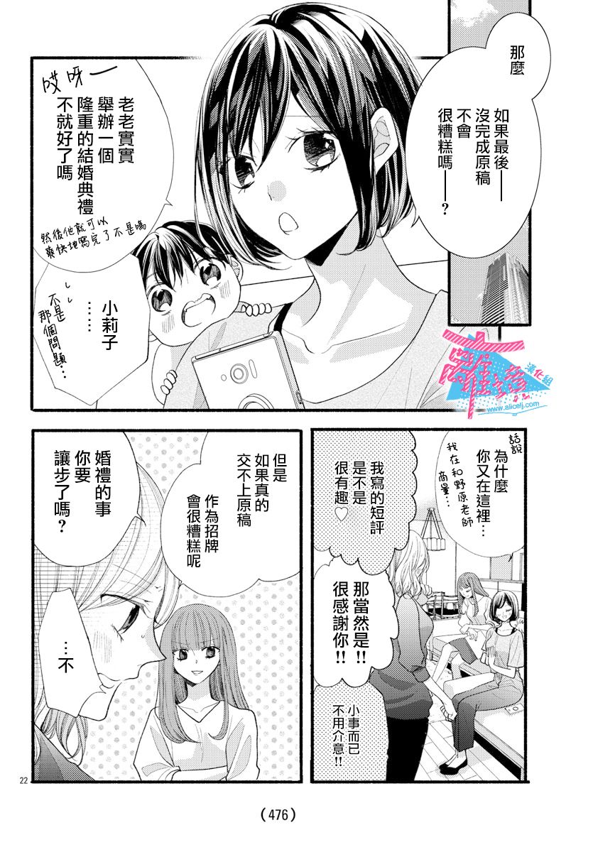 《接吻在原稿之后》漫画最新章节第15话免费下拉式在线观看章节第【22】张图片