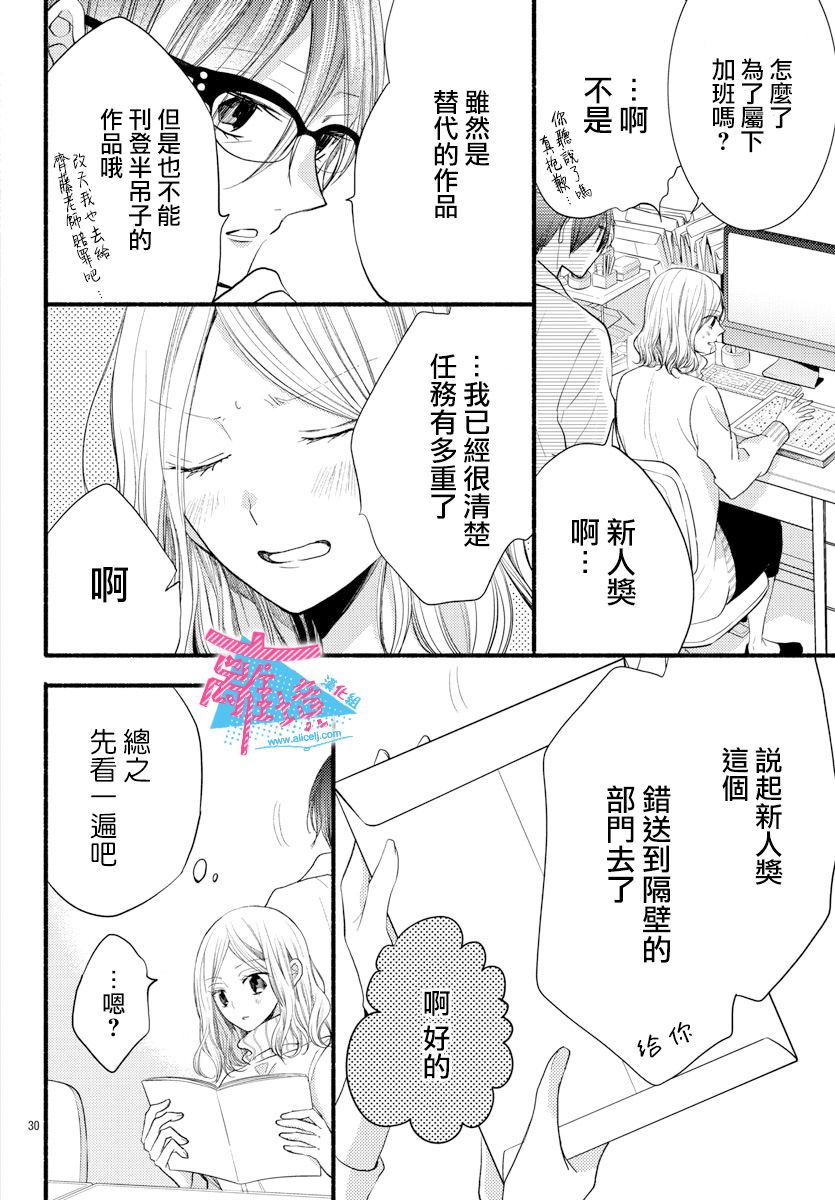 《接吻在原稿之后》漫画最新章节第13话免费下拉式在线观看章节第【32】张图片