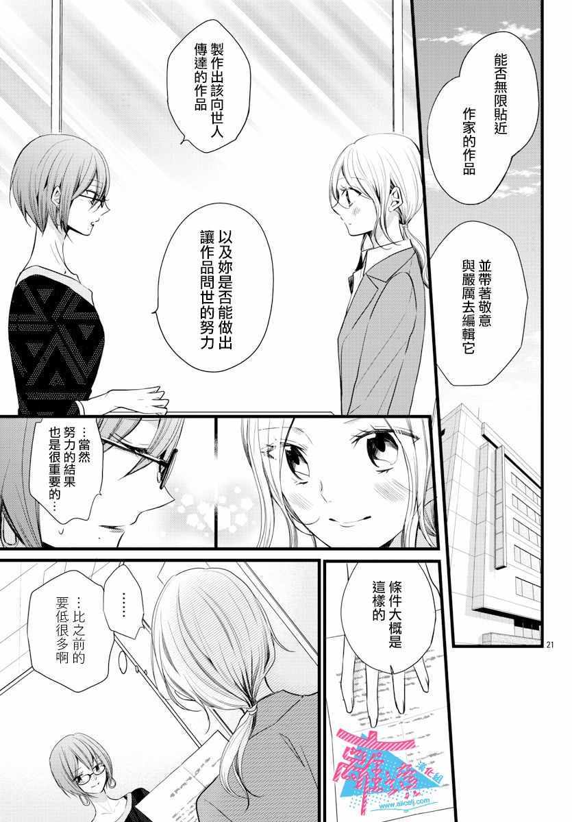 《接吻在原稿之后》漫画最新章节第4话免费下拉式在线观看章节第【21】张图片