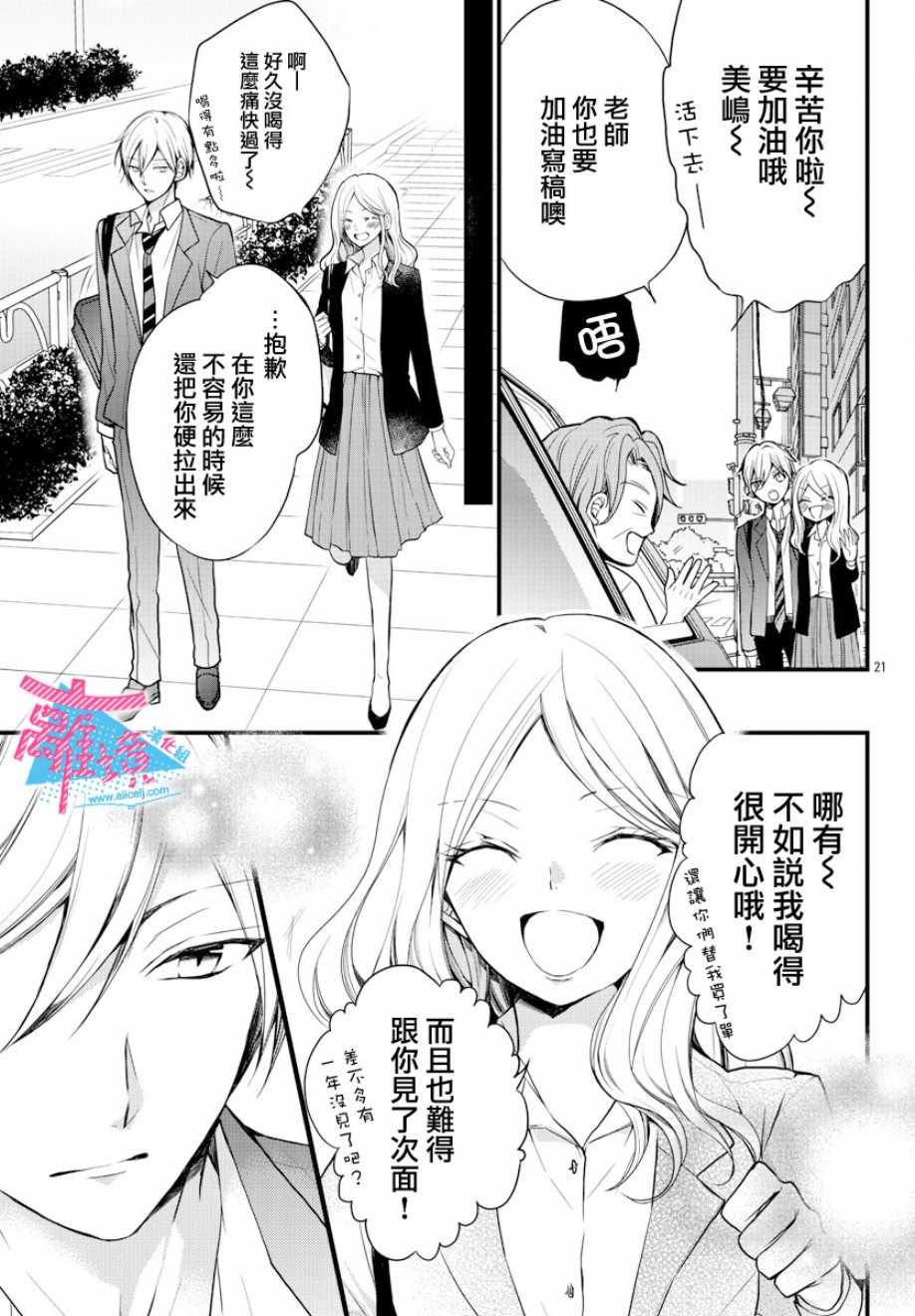 《接吻在原稿之后》漫画最新章节第1话免费下拉式在线观看章节第【23】张图片