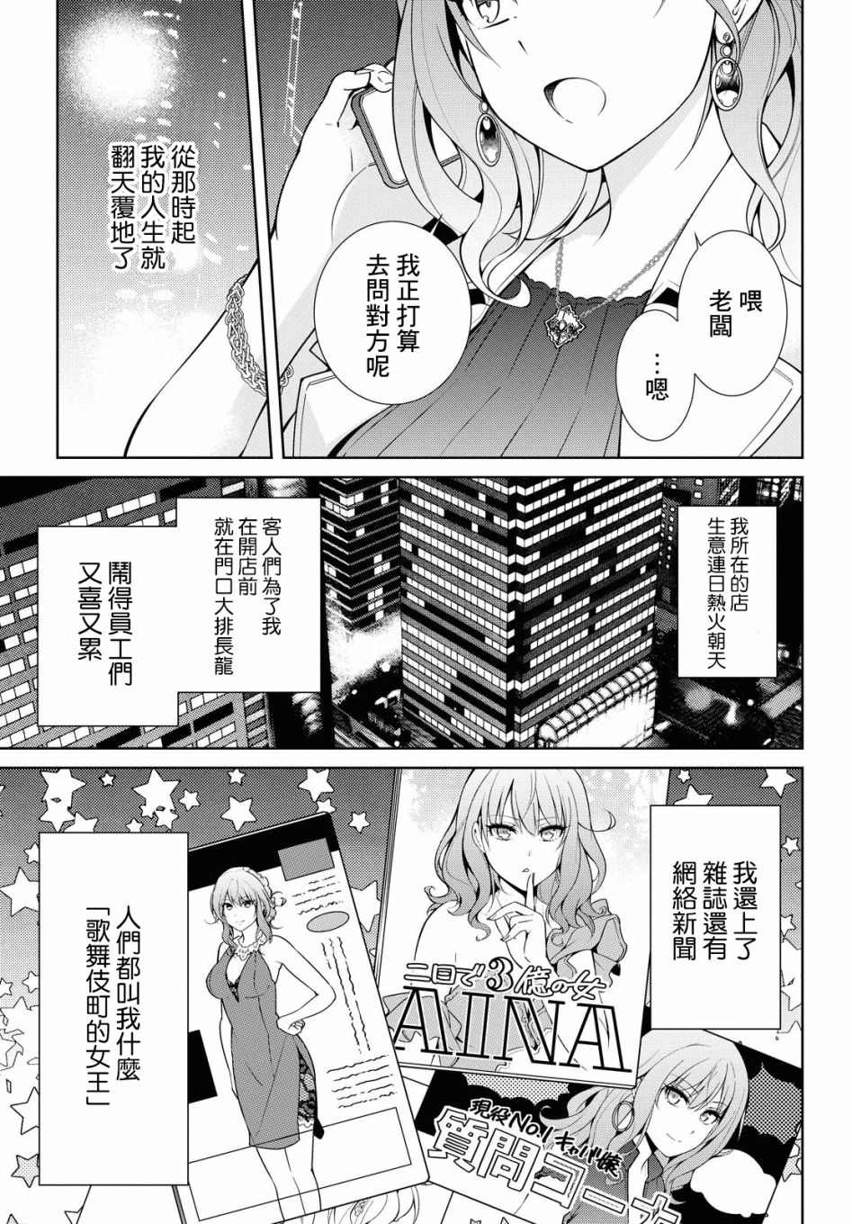 《歌舞伎町的女王亚伊娜》漫画最新章节第1话免费下拉式在线观看章节第【6】张图片