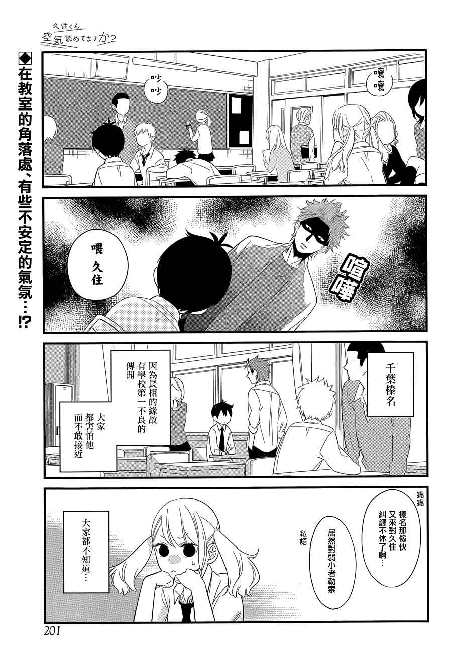 《久住君，会察言观色吗》漫画最新章节第2话免费下拉式在线观看章节第【1】张图片