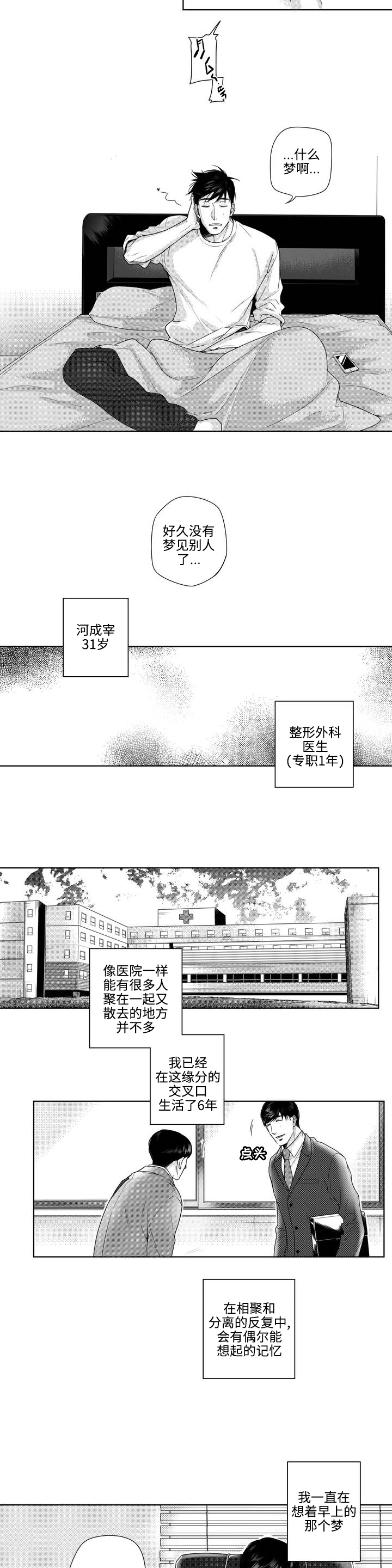 《交叉命运》漫画最新章节第1话免费下拉式在线观看章节第【3】张图片