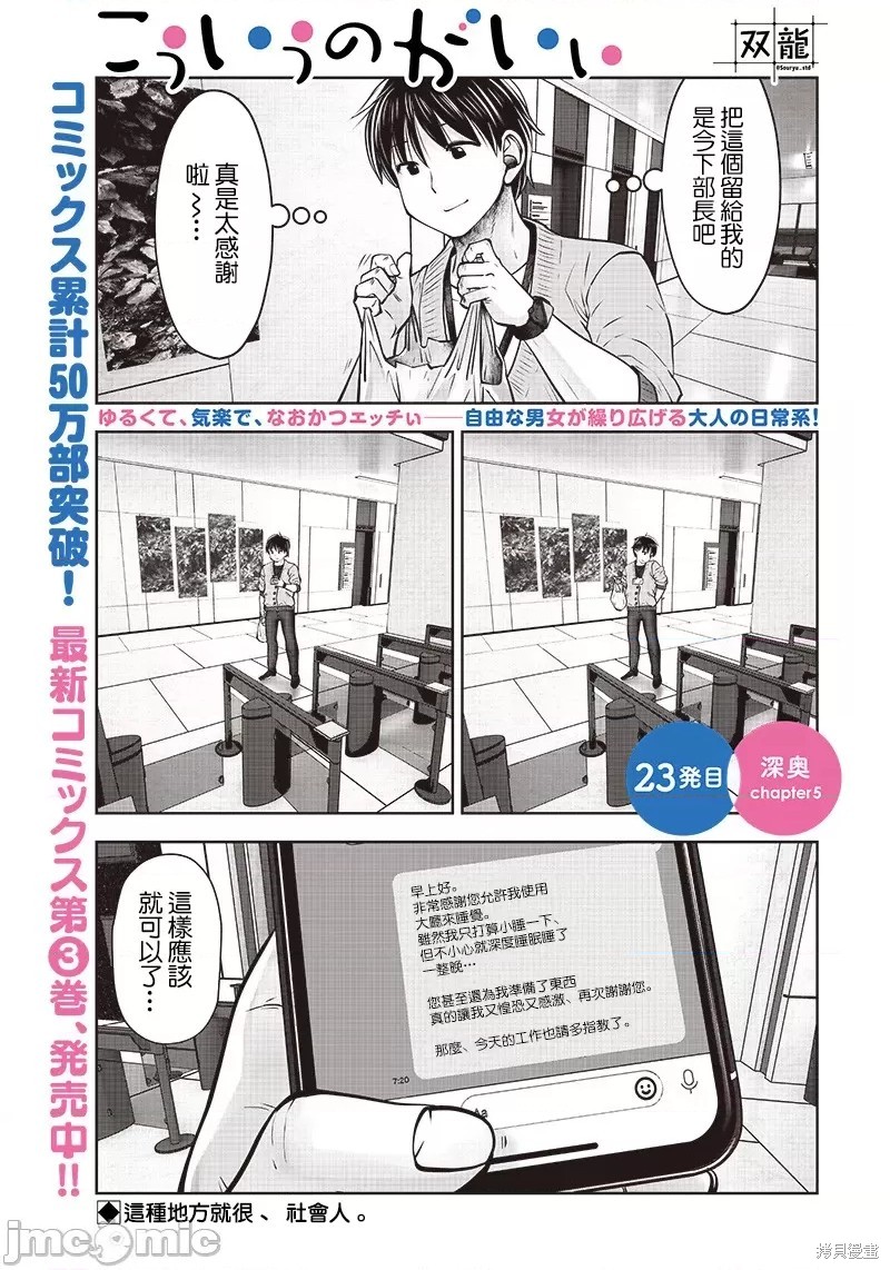 《这样子就可以》漫画最新章节第23.5话免费下拉式在线观看章节第【1】张图片