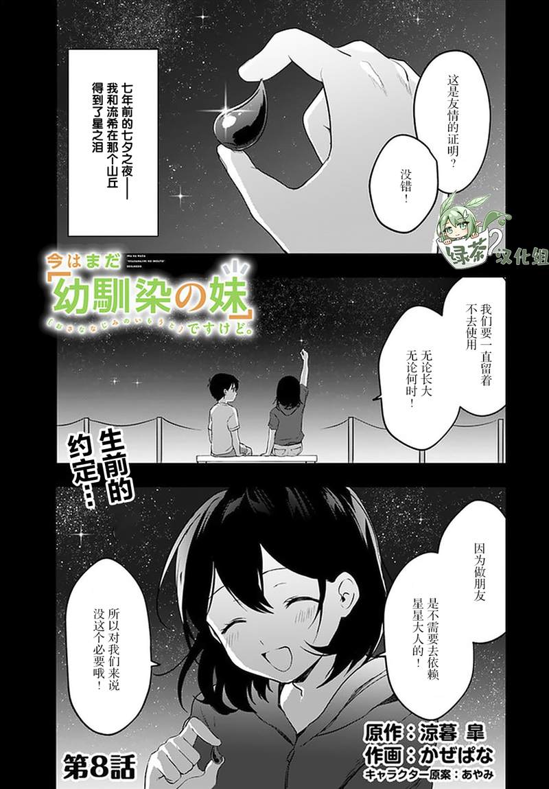 《虽然现在还是「青梅竹马的妹妹」。》漫画最新章节第8话免费下拉式在线观看章节第【1】张图片