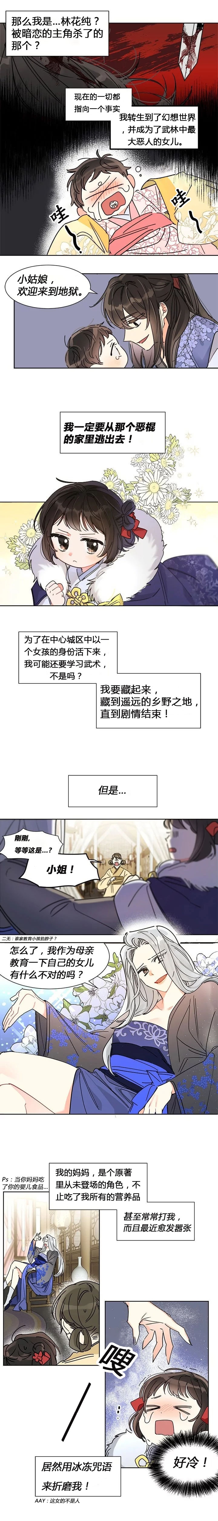 《我是幻想世界最大恶人的宝贝女儿》漫画最新章节第1话免费下拉式在线观看章节第【3】张图片