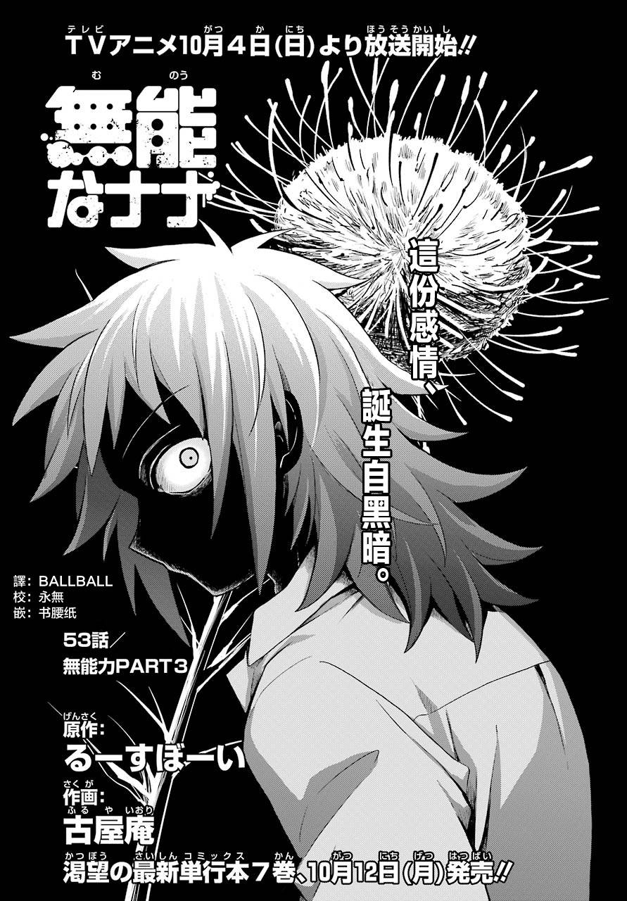 《无能的奈奈》漫画最新章节第53话免费下拉式在线观看章节第【1】张图片