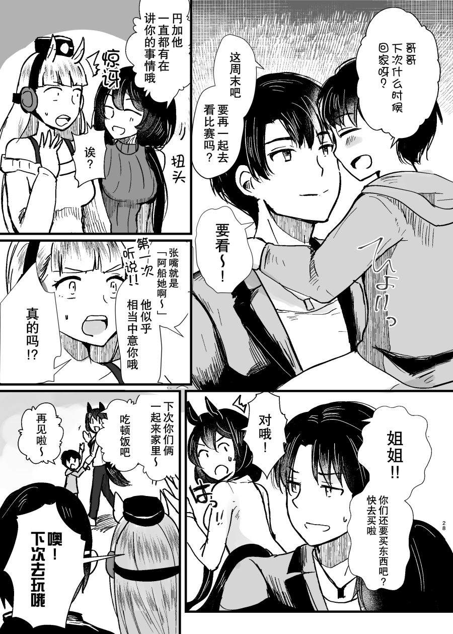 《虽然恋爱感情为零但距离感出了bug的小金船与男训练员》漫画最新章节第1话免费下拉式在线观看章节第【27】张图片