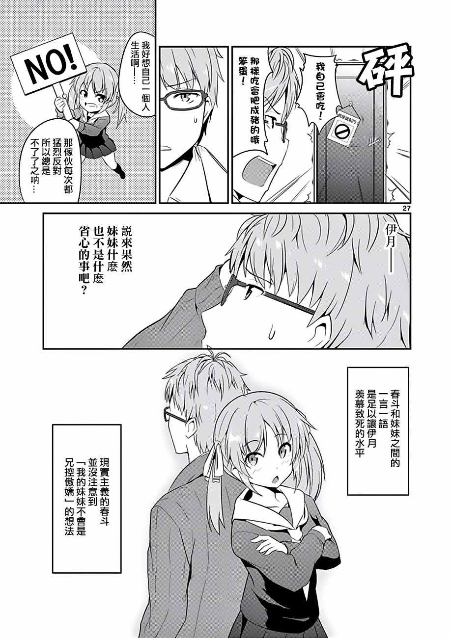 《如果有妹妹就好了》漫画最新章节第3话免费下拉式在线观看章节第【27】张图片