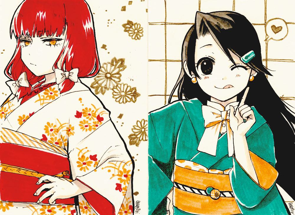 《野野山女学院虫组的秘密》漫画最新章节新年贺图免费下拉式在线观看章节第【3】张图片