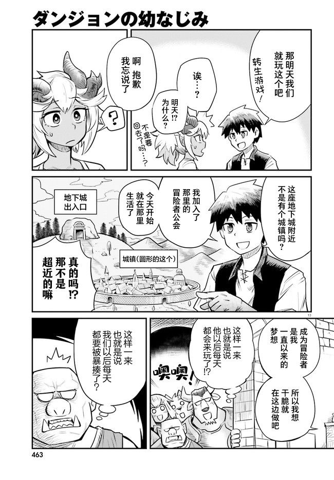 《地下城里的青梅竹马》漫画最新章节第1话 青梅住在地下城里免费下拉式在线观看章节第【15】张图片