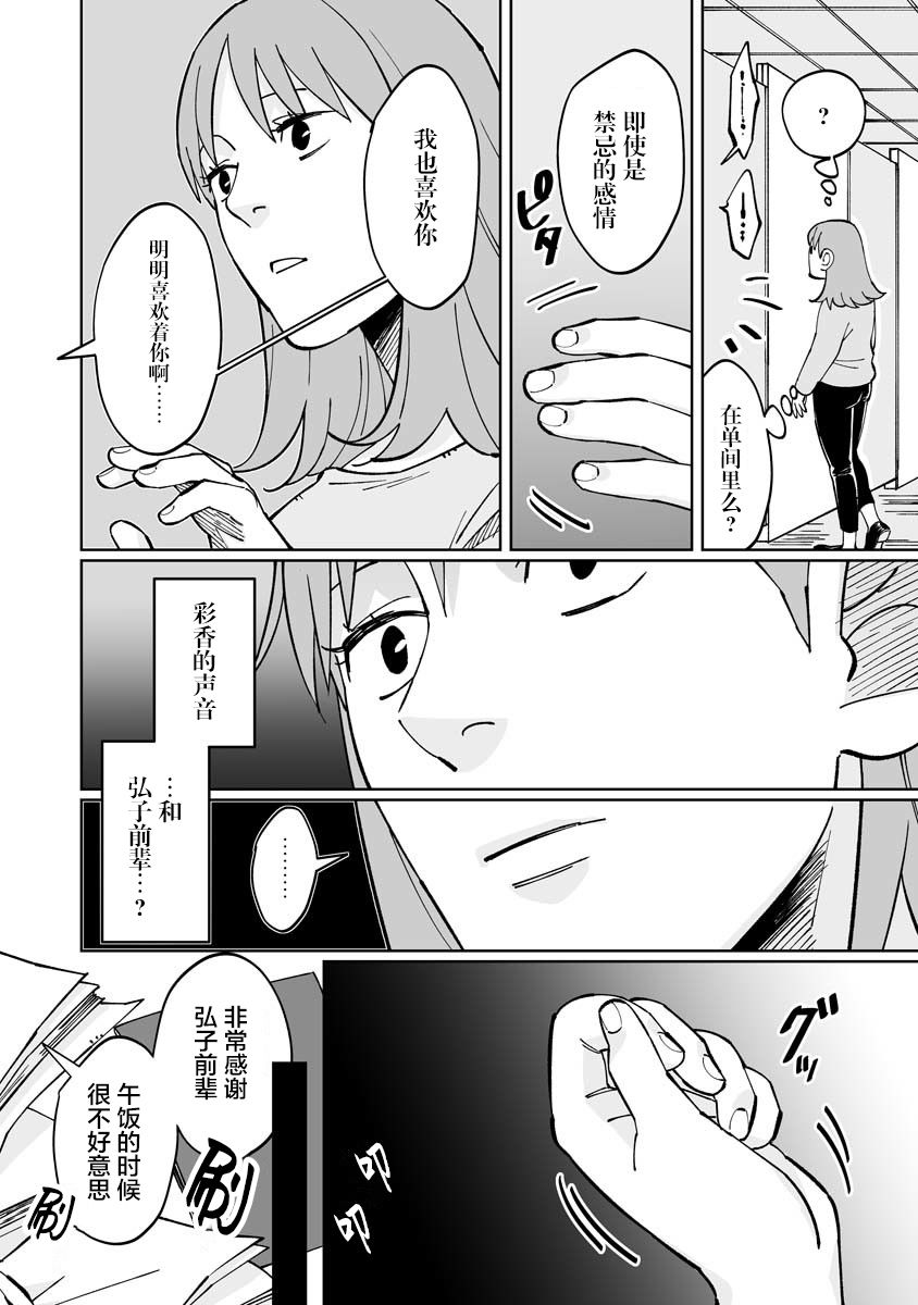 《彩香酱想诱惑弘子前辈》漫画最新章节第4话免费下拉式在线观看章节第【4】张图片