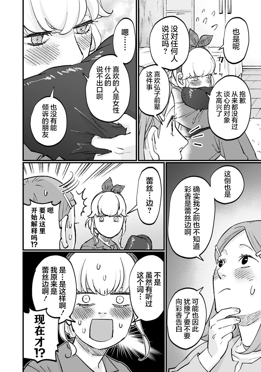 《彩香酱想诱惑弘子前辈》漫画最新章节第9话免费下拉式在线观看章节第【2】张图片