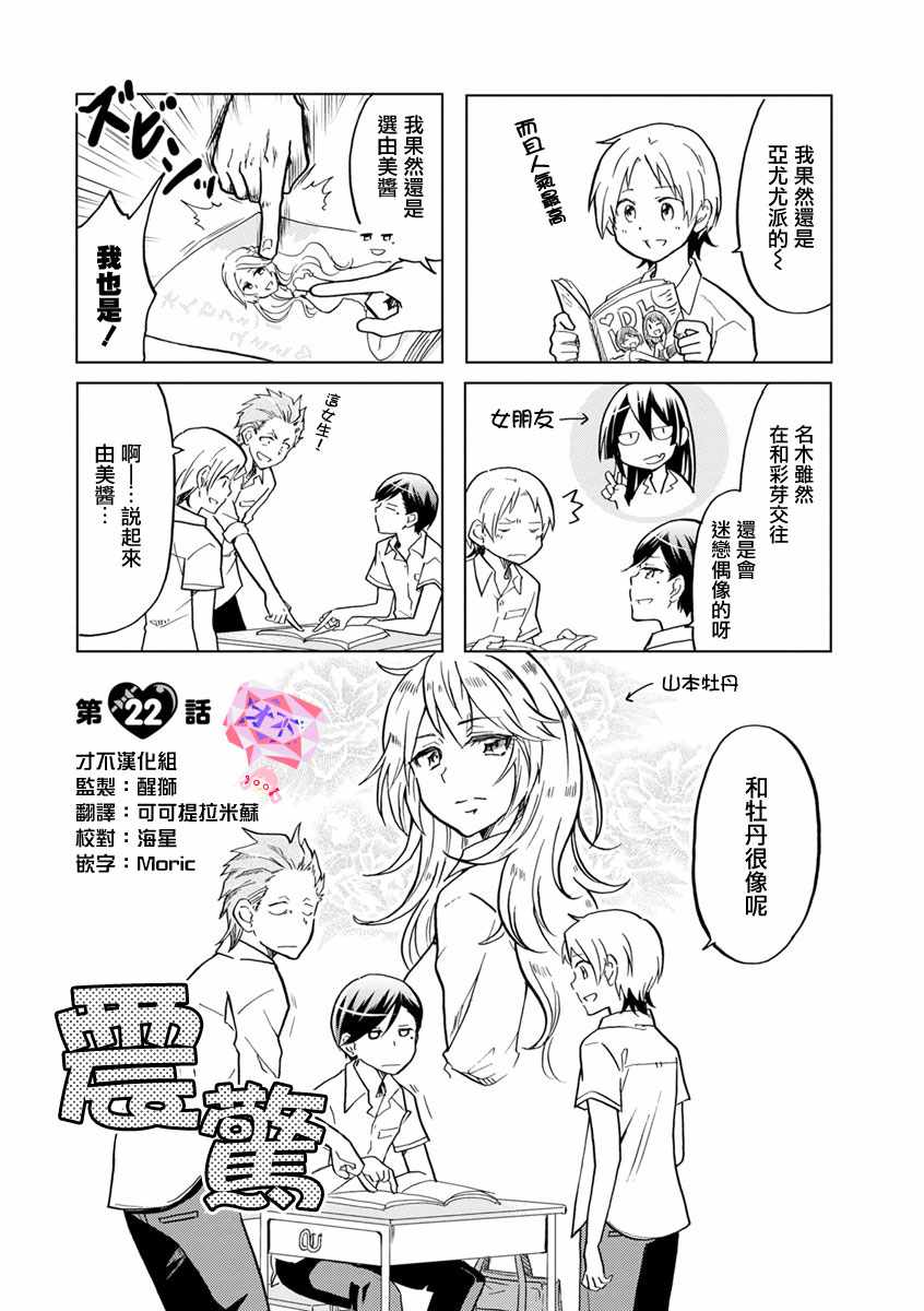 《恋爱的不良少女》漫画最新章节第22话免费下拉式在线观看章节第【1】张图片