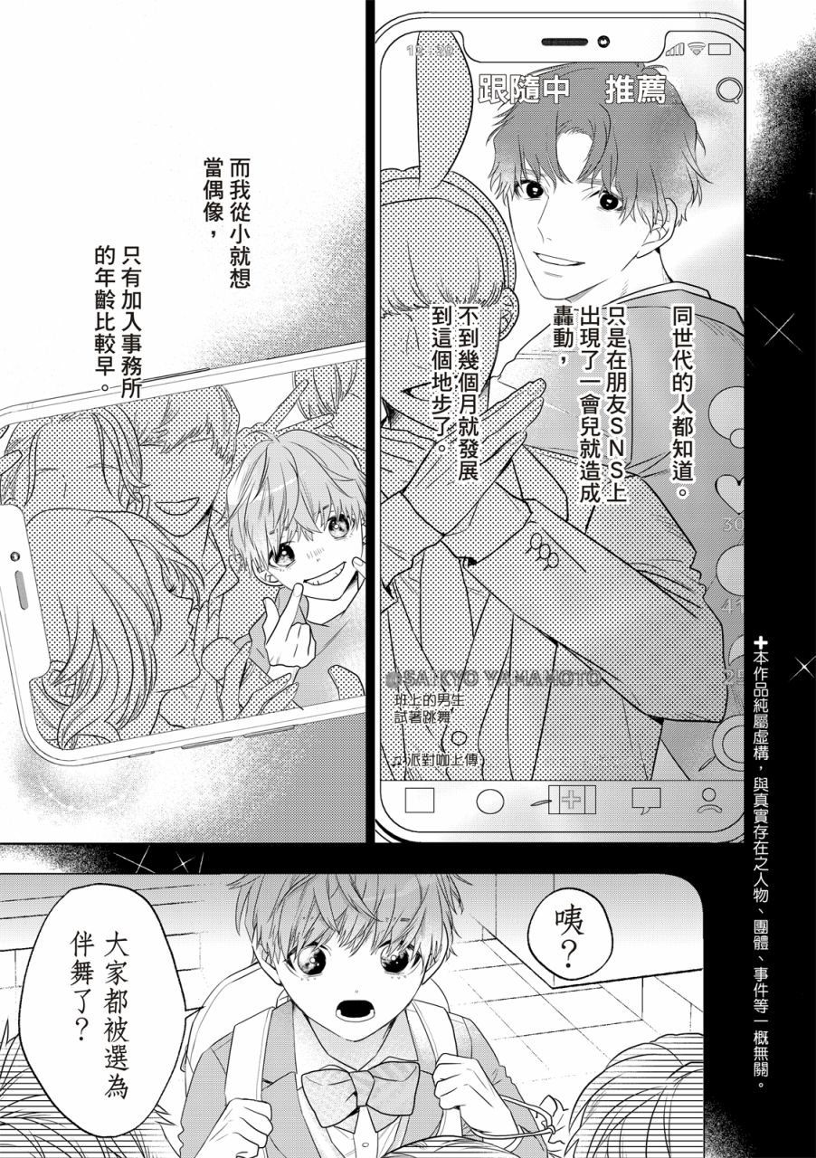 《名为偶像的你》漫画最新章节第1话免费下拉式在线观看章节第【8】张图片