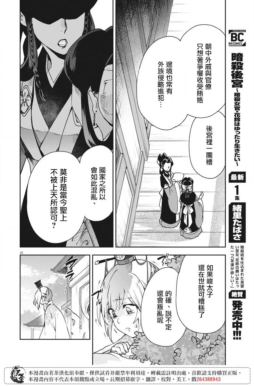 《暗杀后宫?暗杀女官花玲想要舒畅生活》漫画最新章节第9话免费下拉式在线观看章节第【18】张图片