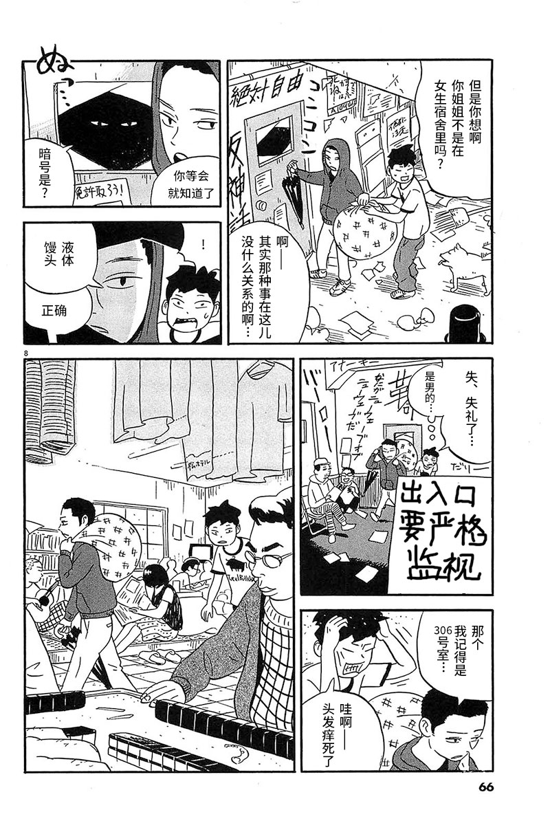 《我们的喷火祭》漫画最新章节第3话 姐姐住的大学宿舍免费下拉式在线观看章节第【8】张图片