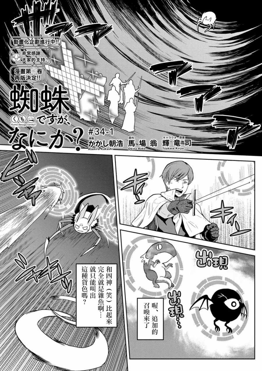 《不过是蜘蛛什么的》漫画最新章节第34.1话免费下拉式在线观看章节第【1】张图片