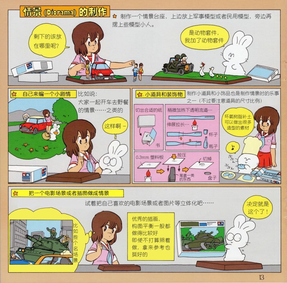 《模子酱的塑料模型基本指南手册》漫画最新章节第1话免费下拉式在线观看章节第【14】张图片