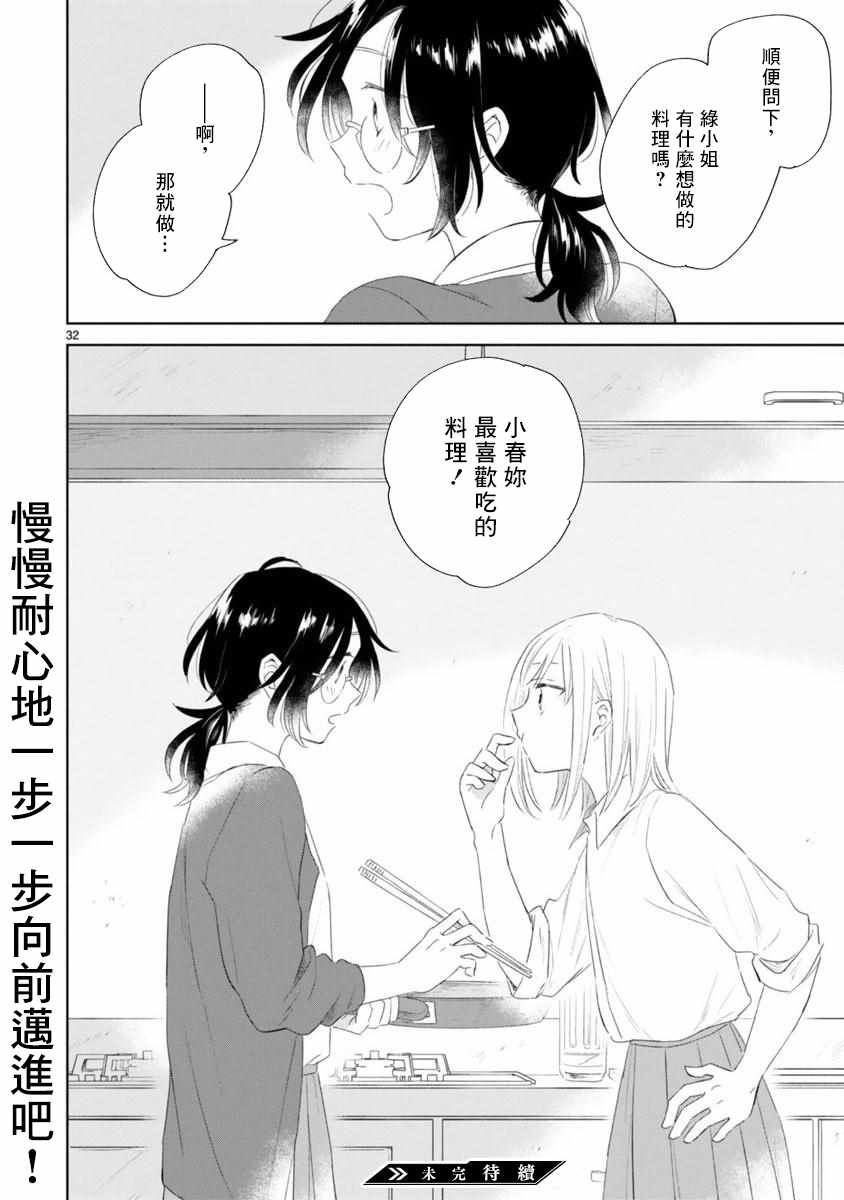 《春与绿》漫画最新章节第3话免费下拉式在线观看章节第【32】张图片