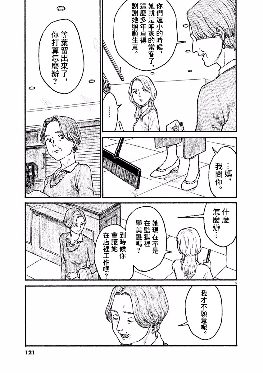 《高墙里的美发店》漫画最新章节第4话 小松原奈津免费下拉式在线观看章节第【5】张图片