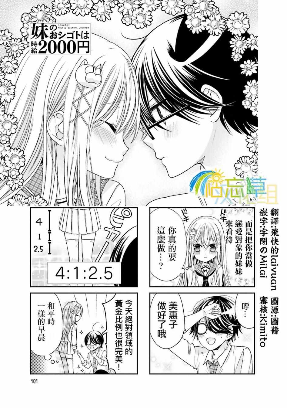 《时薪2000当妹》漫画最新章节第26话免费下拉式在线观看章节第【1】张图片