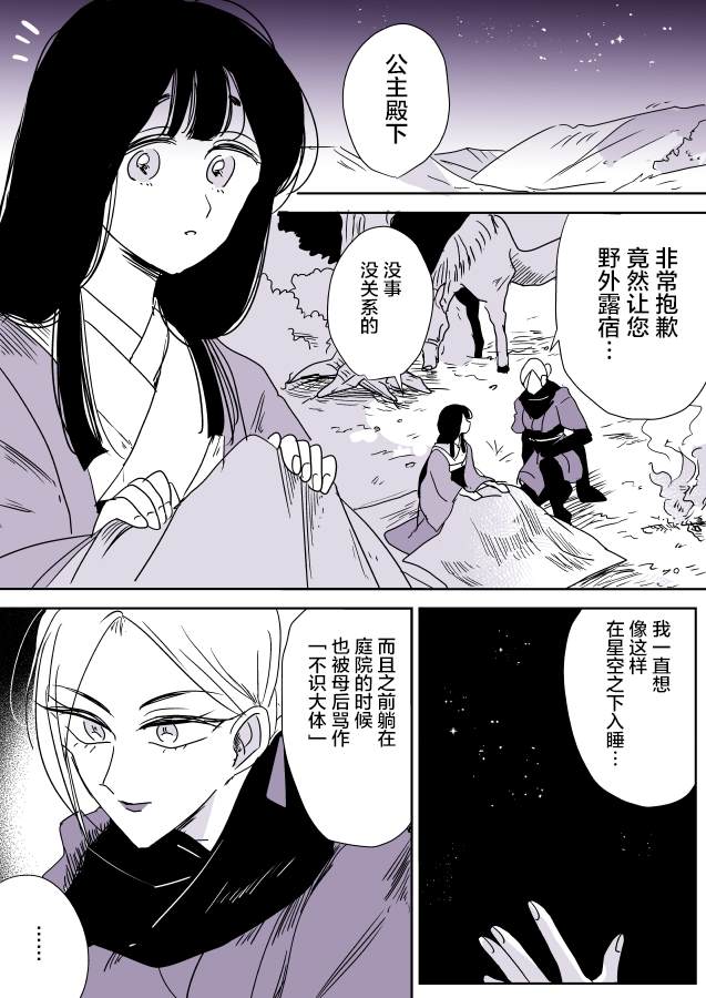 《年岁差百合漫画集》漫画最新章节女忍者与公主①免费下拉式在线观看章节第【8】张图片