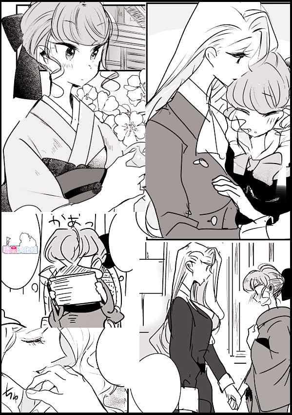 《年岁差百合漫画集》漫画最新章节女画家和模特酱免费下拉式在线观看章节第【1】张图片