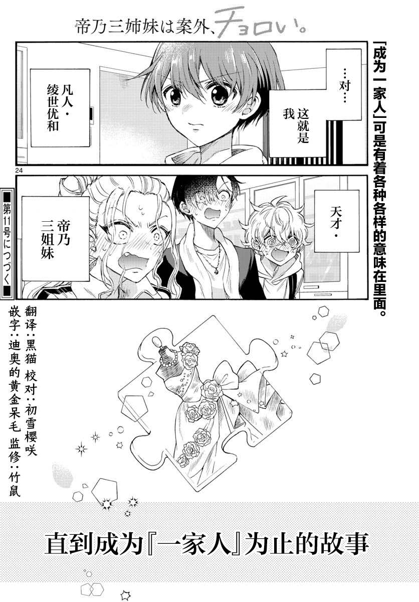 《帝乃三姐妹原来很好搞定》漫画最新章节第6话免费下拉式在线观看章节第【23】张图片