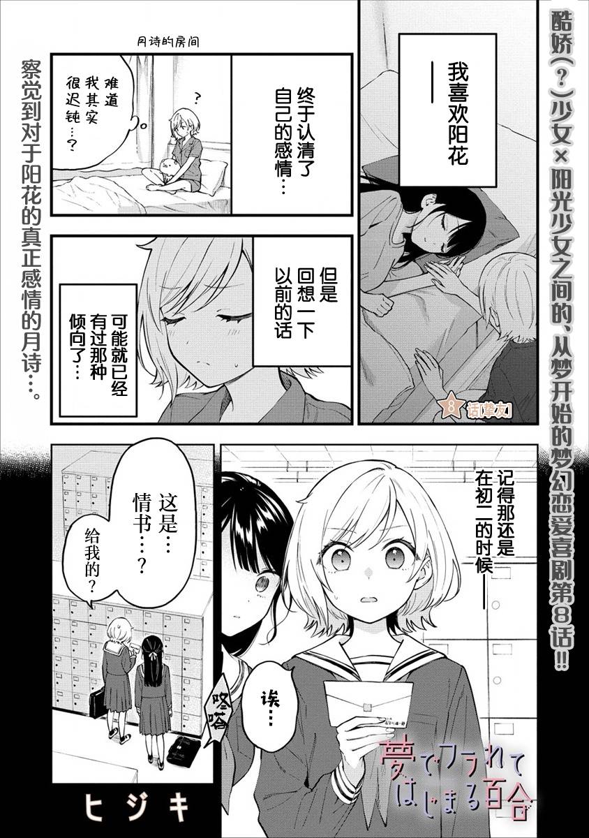 《从在梦里被拒绝开始的百合》漫画最新章节第8话免费下拉式在线观看章节第【1】张图片