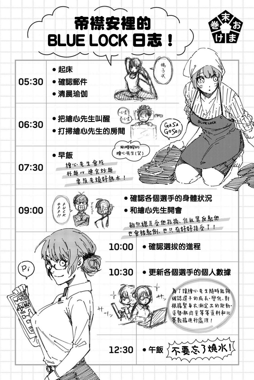 《BLUE LOCK》漫画最新章节08卷附录免费下拉式在线观看章节第【5】张图片