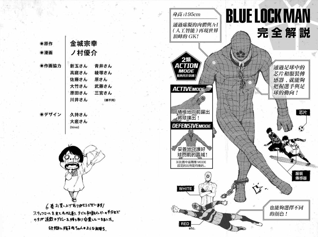 《BLUE LOCK》漫画最新章节第6卷免费下拉式在线观看章节第【6】张图片