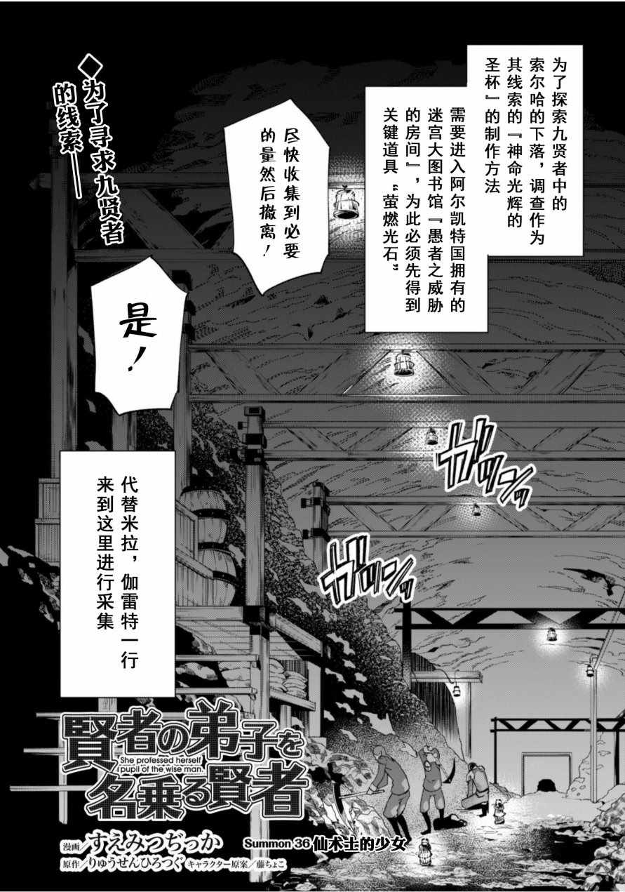 《自称贤者弟子的贤者》漫画最新章节第36话免费下拉式在线观看章节第【2】张图片