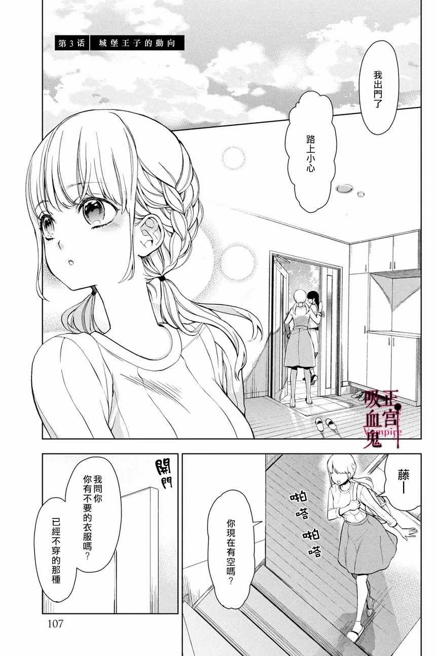 《我的病弱吸血鬼》漫画最新章节第3话 城堡王子的动向免费下拉式在线观看章节第【2】张图片