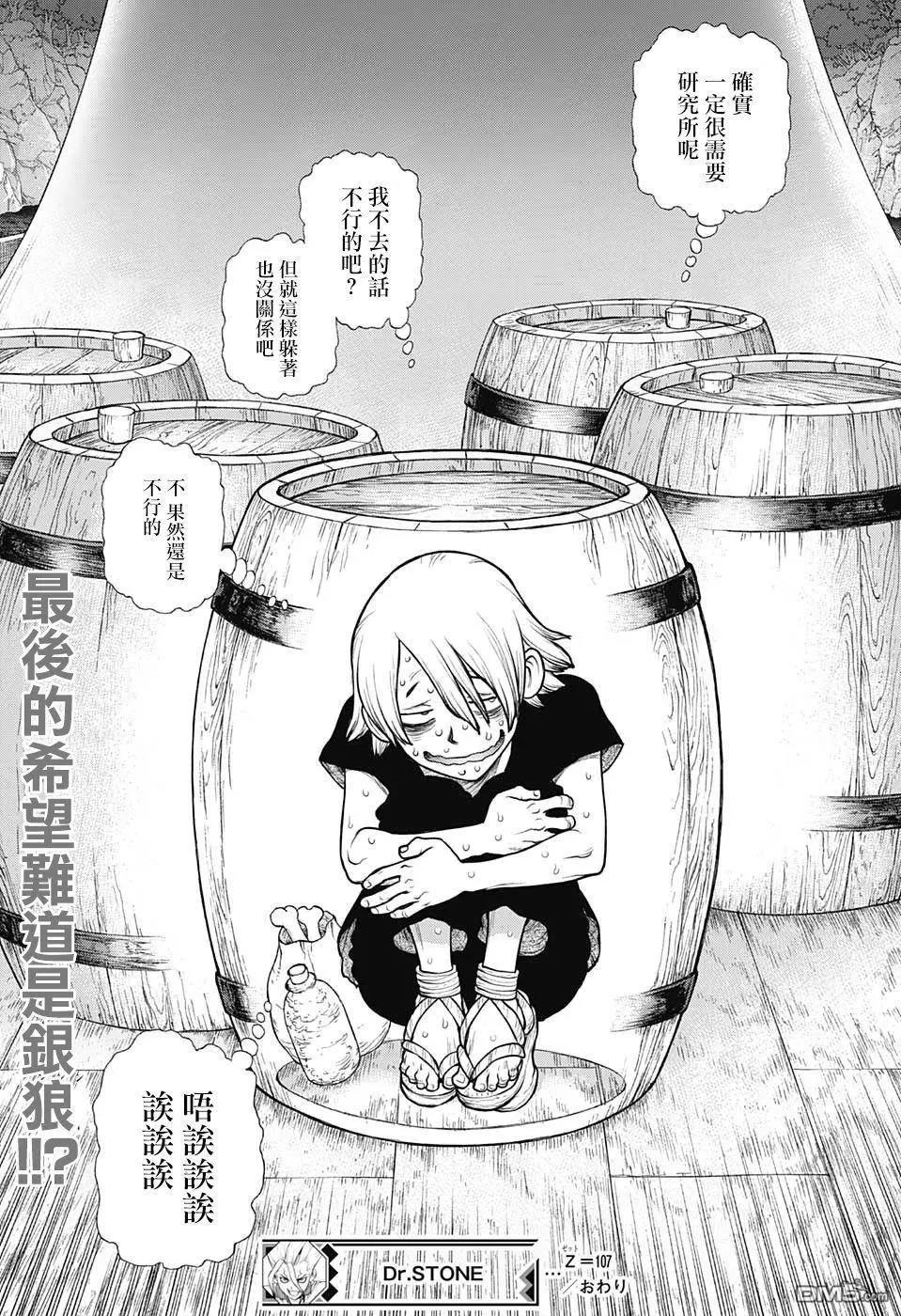 《石纪元（Dr.Stone）》漫画最新章节第107话免费下拉式在线观看章节第【19】张图片