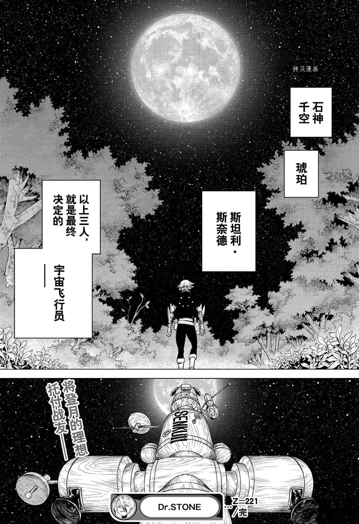 《石纪元（Dr.Stone）》漫画最新章节第221话 试看版免费下拉式在线观看章节第【19】张图片