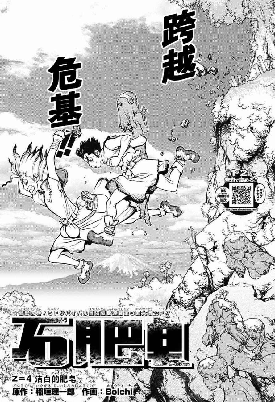 《石纪元（Dr.Stone）》漫画最新章节第4话免费下拉式在线观看章节第【19】张图片